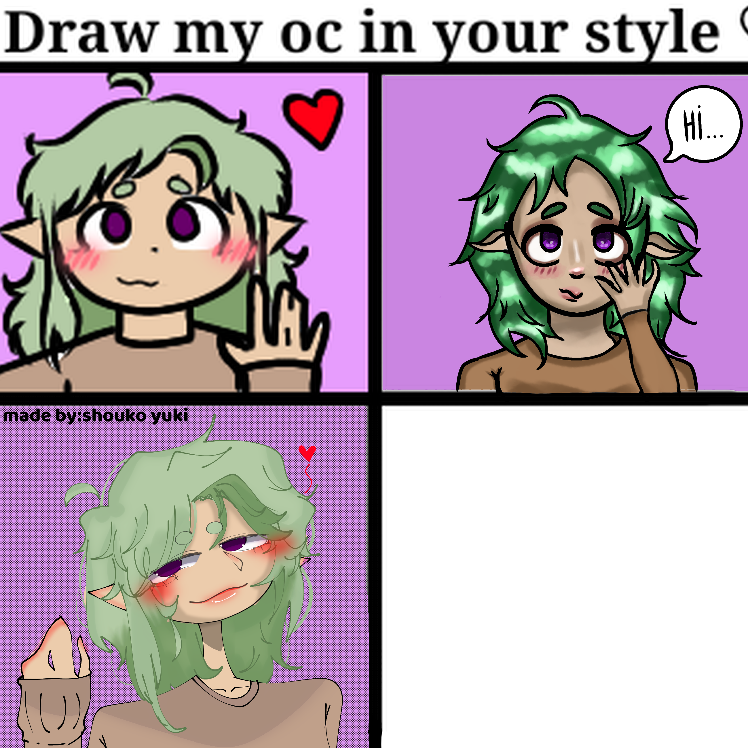 Collab draw oc in your style - ibisPaint