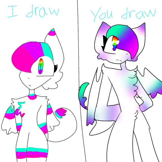 I draw you draw 💜❤️