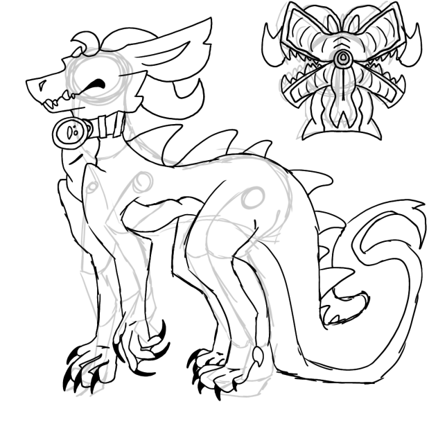 Monster oc Scribbles