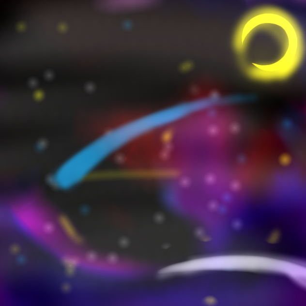 夜空のような背景