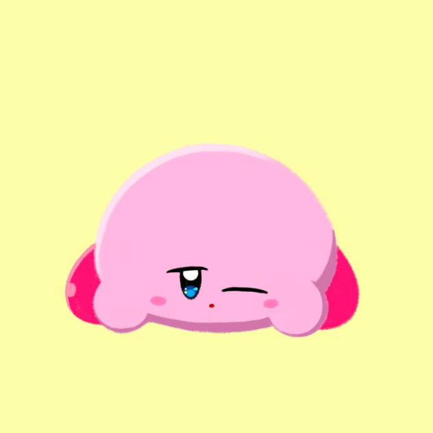 カービィ　パステル調