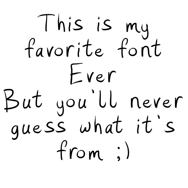 💜✨My favorite font, duh✨💜