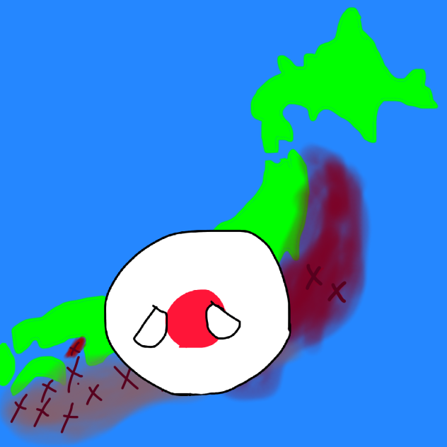 震災大国（日本）　ポーランドボール