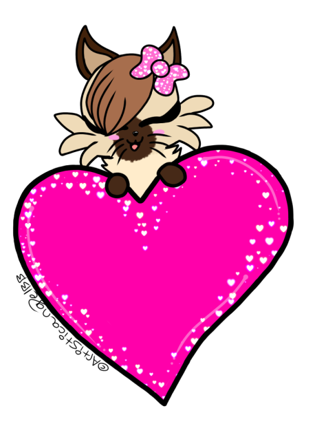 Siamese Valentine’s Day Kitten -