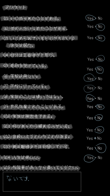 アンケート