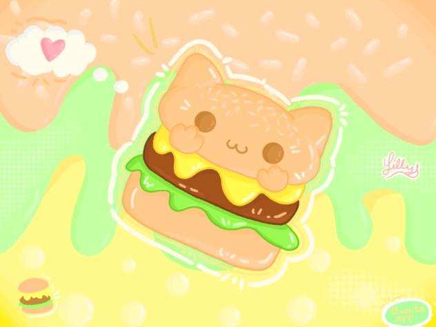 kitty cat burger
