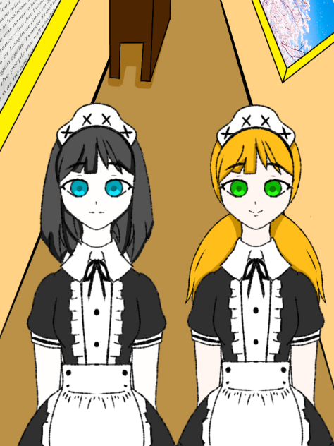 twin maids - ibisPaint
