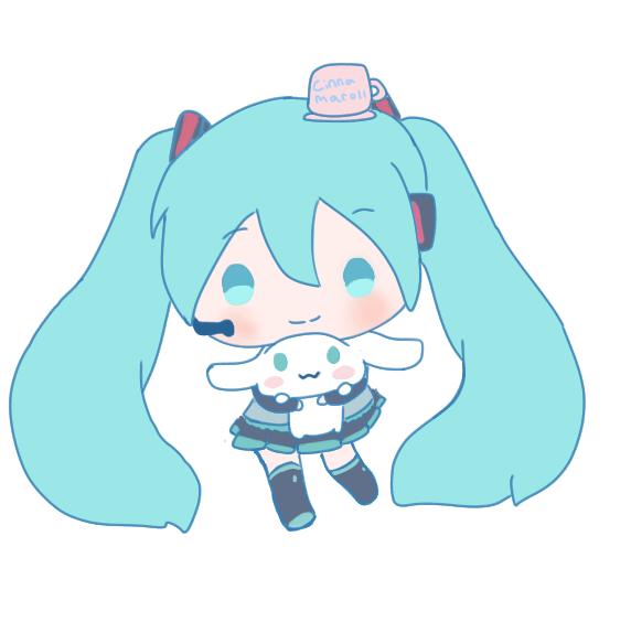Miku x Cinnamaroll❤️