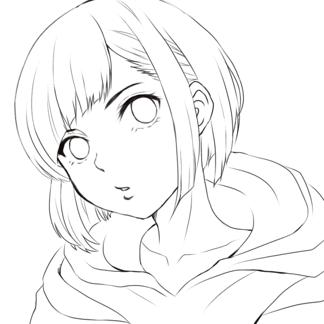 ぬりえ(ボブっこ)