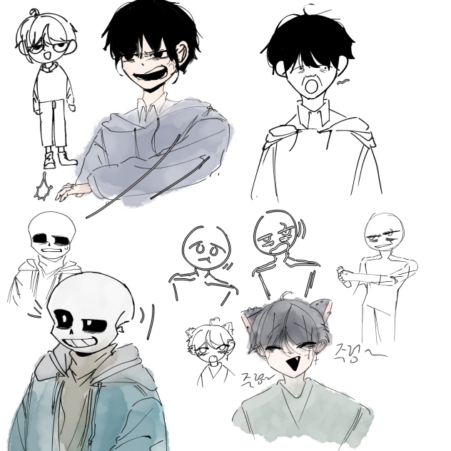 낙서 Doodle 落書き (언더테일 Undertale アンダーテール)