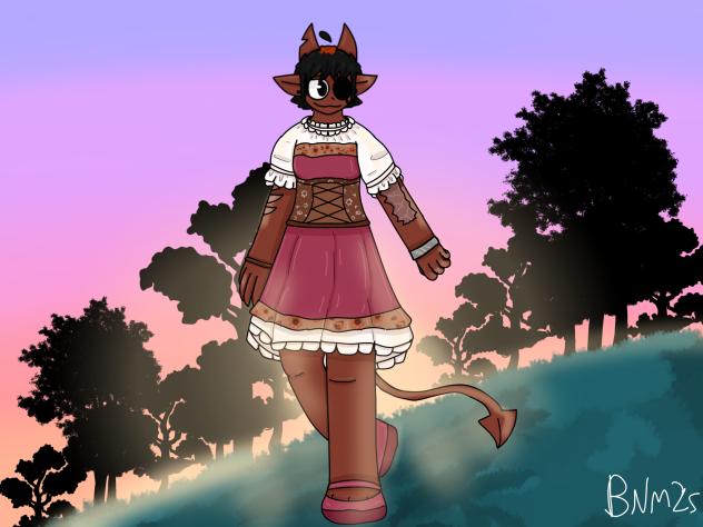 My oc is happy