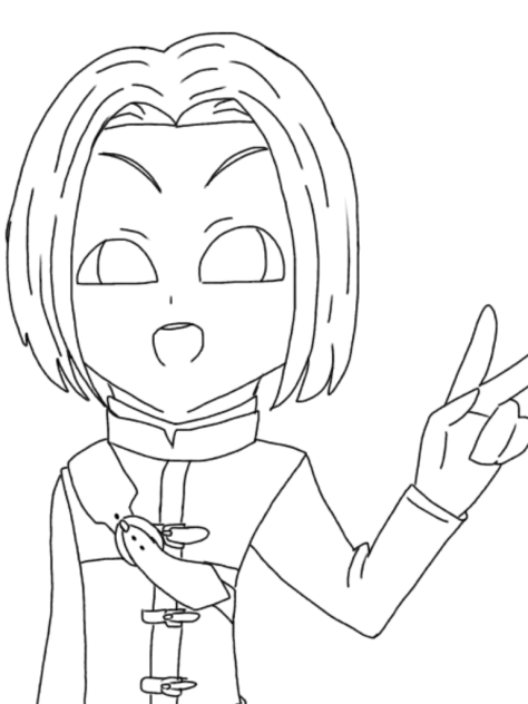 イレブン勇者線画