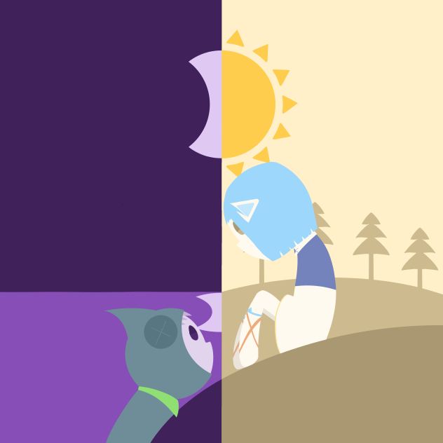 Sun and moon - ibisPaint