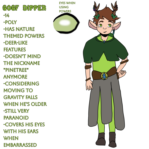 GoGF (Guardians of Gravity Falls) Dipper