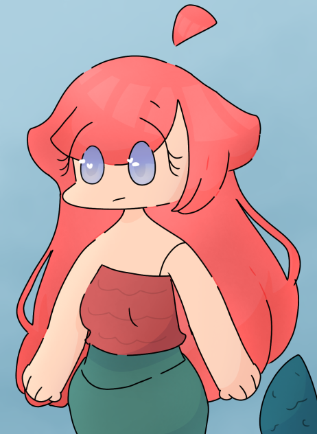 fanart for the mystical mega mermaid