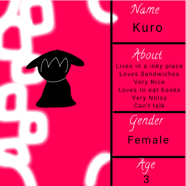 Character for me and alice(withered)