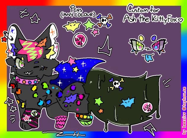 Custom for Ash the Kittyfox!