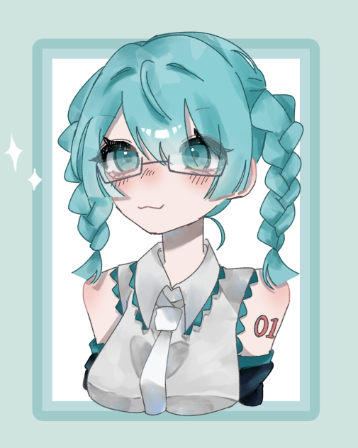 めがねミクさん