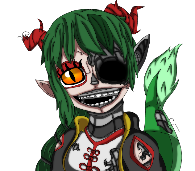 Destroyed Mei Ling - FNAF OC
