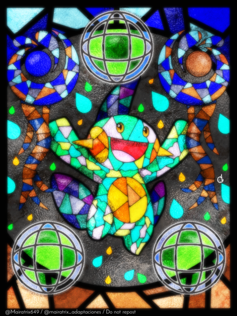Marshtomp ヌマクロー (Stained Glass Version)