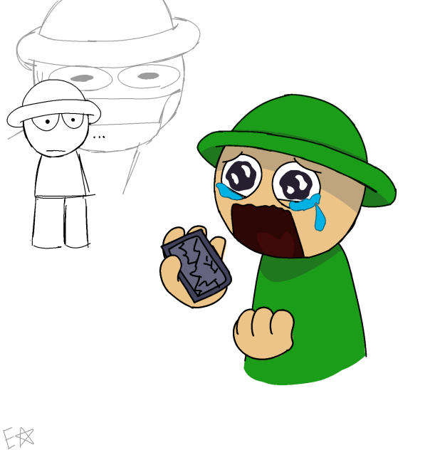 Bandu brokes his phone