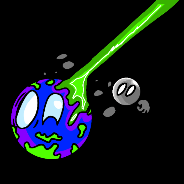 earth got hit by a laser 24Lyrs away!