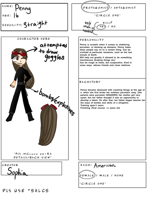Penny Character Sheet💣