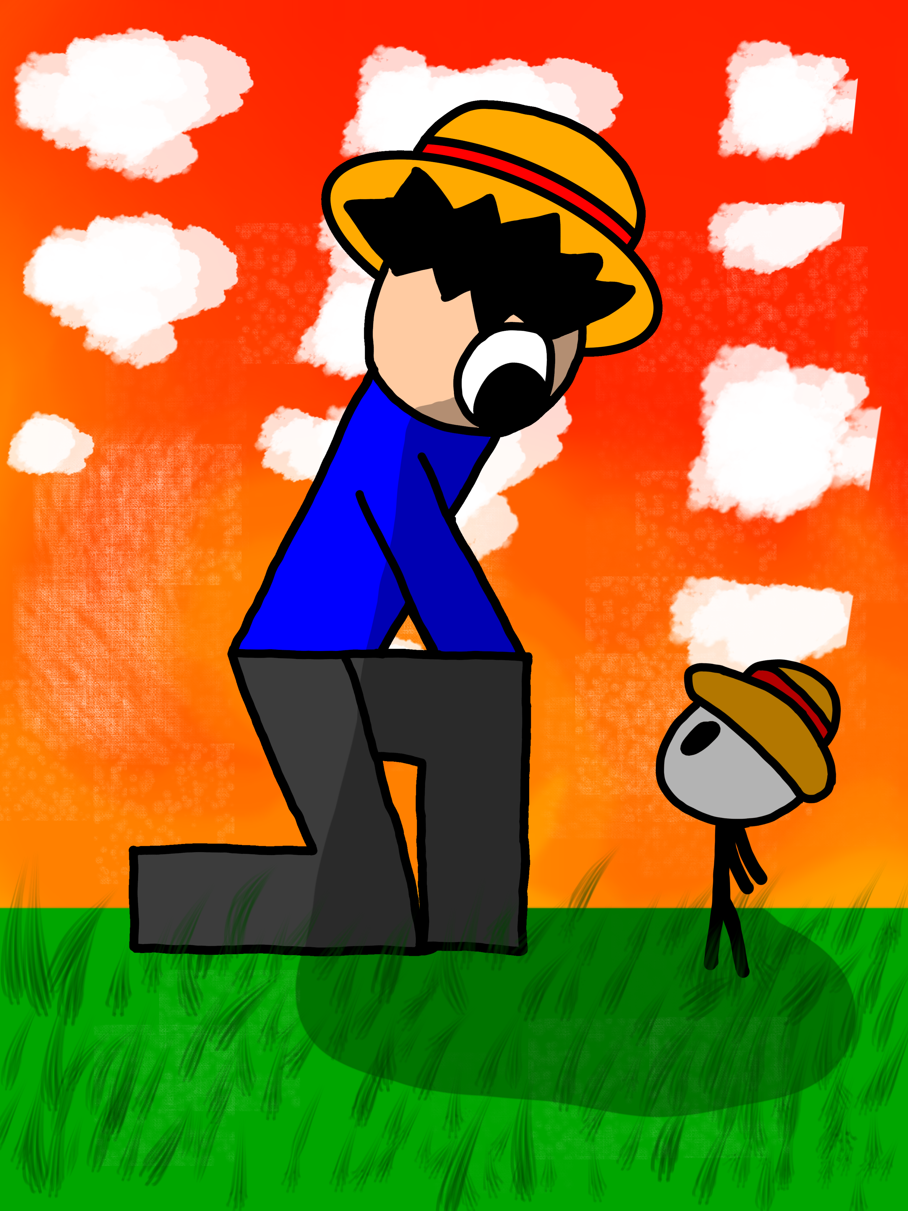 dibujo doble OC 2da parte (terminando) - ibisPaint