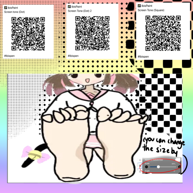 brush qr codes 5 - ibisPaint
