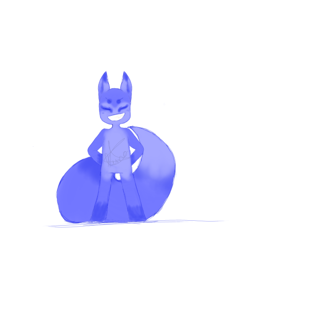 happy fox - ibisPaint