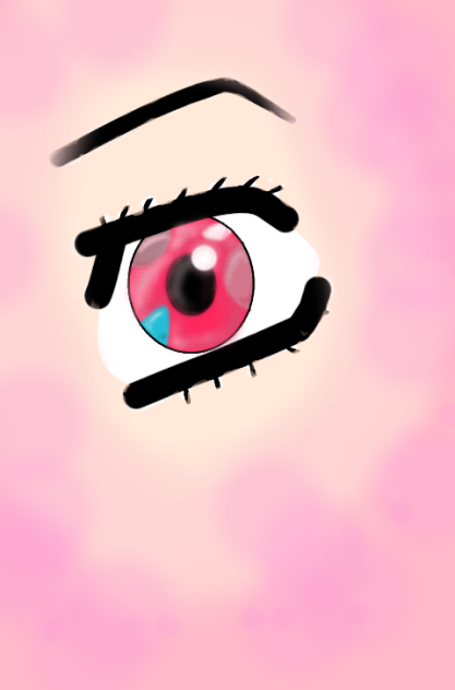 First attempt at anime eyes - ibisPaint