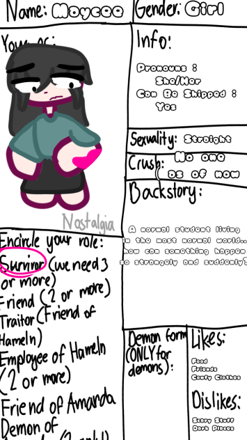 CS for NOSTALGIA