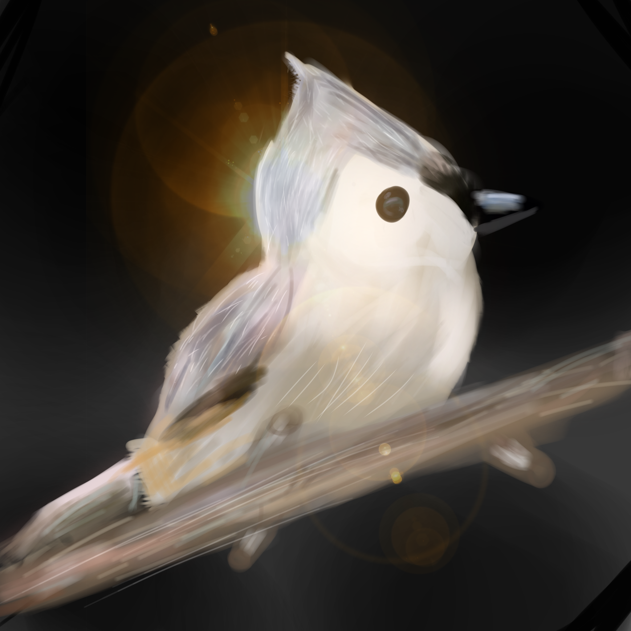 bird on a tree 🐦🌲 - ibisPaint
