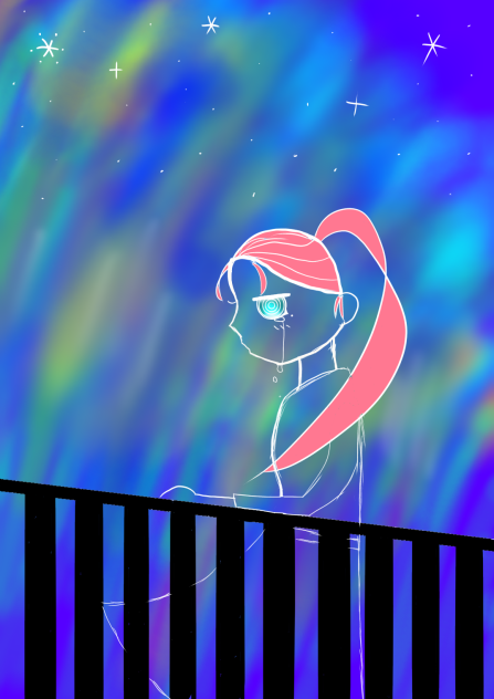 最後の夜空