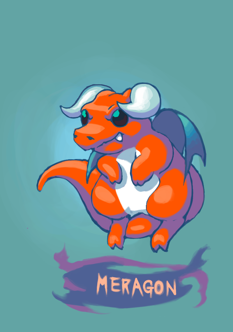 火をはくドラゴン Ibispaint