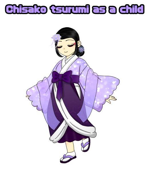 Chisako as a kid