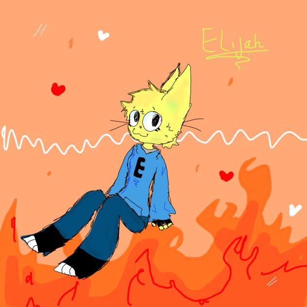 Elijah smiling friends