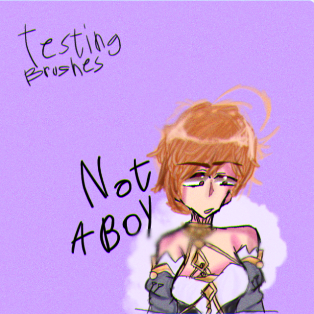 testing brushes - ibisPaint