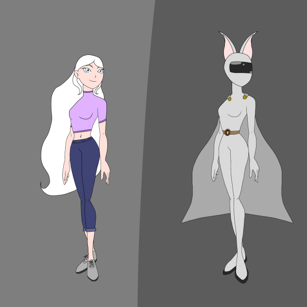 my oc civilian and hero look