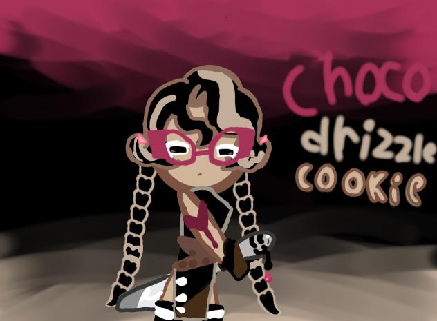 choco drizzle cookie