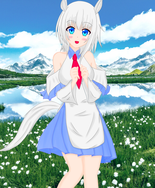 オリジナルウマ娘ツキノシラユキちゃん