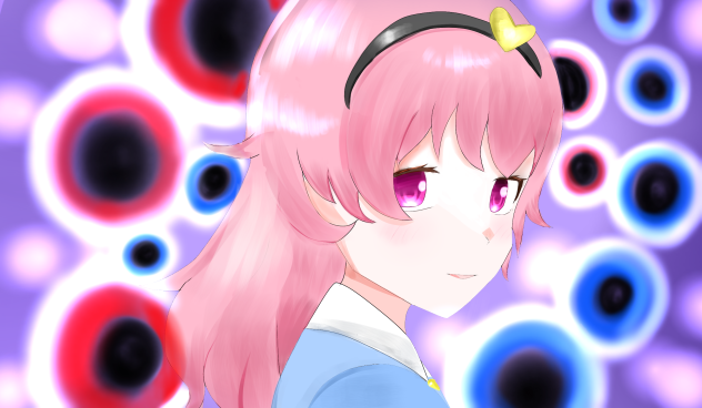 ロングさとり線画