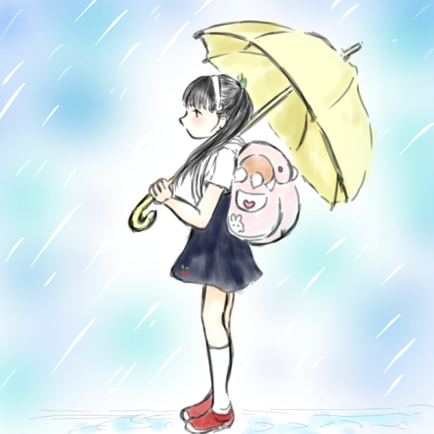 化物語　八九寺真宵ちゃん模写ファンアート。