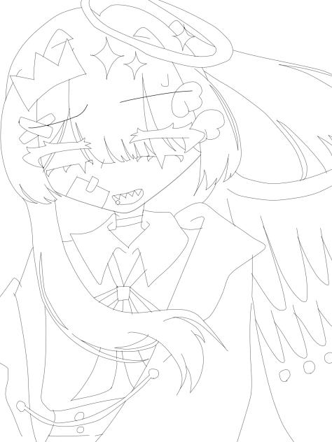 なんか線画