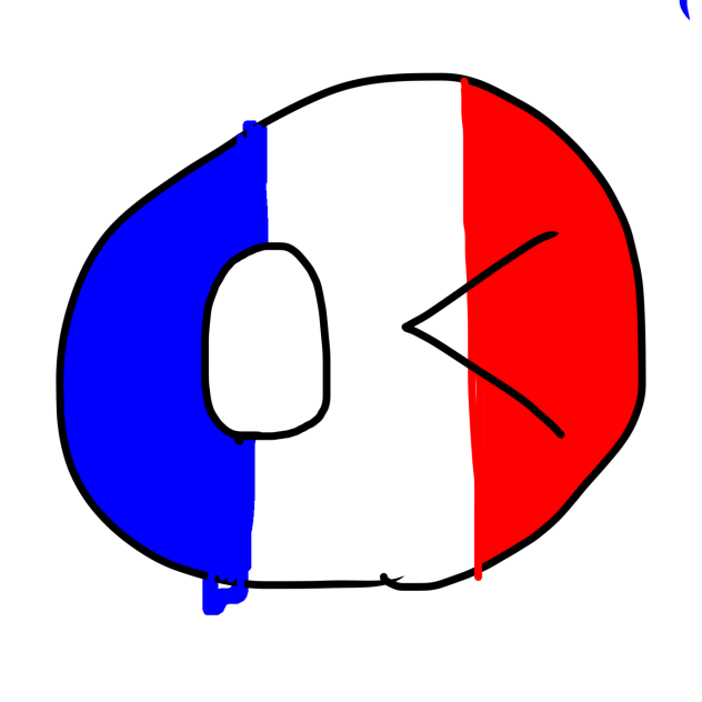 ウインクするフランス