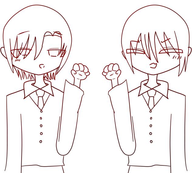 線画だよ
