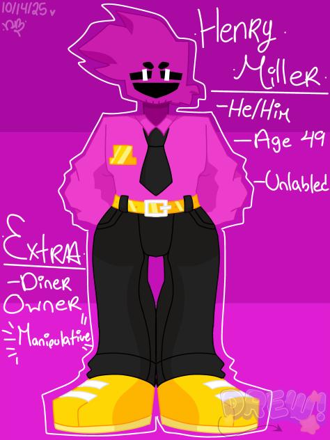 •Magenta Colored F-•