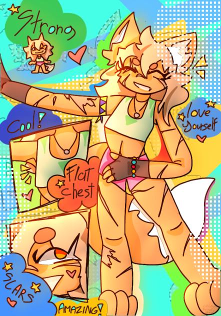 Flat chest + Scars 💕✨