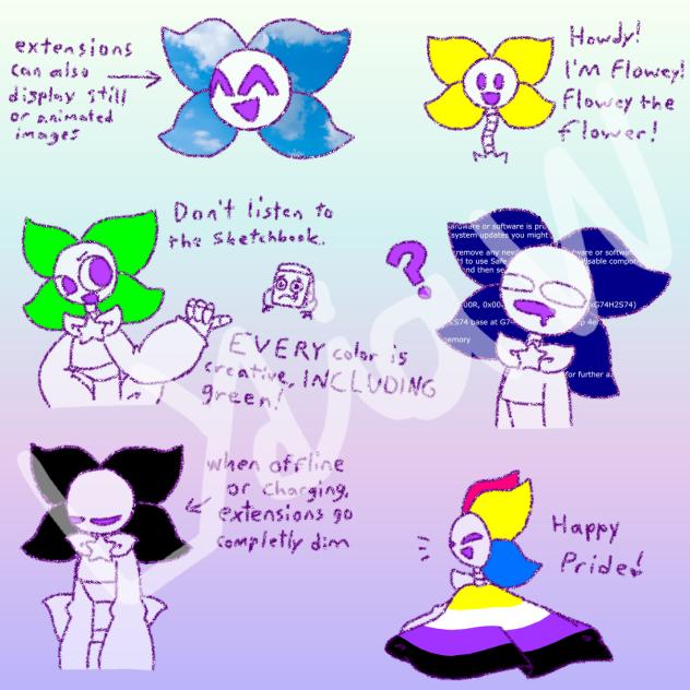 Silly drawings of Bori 🩷