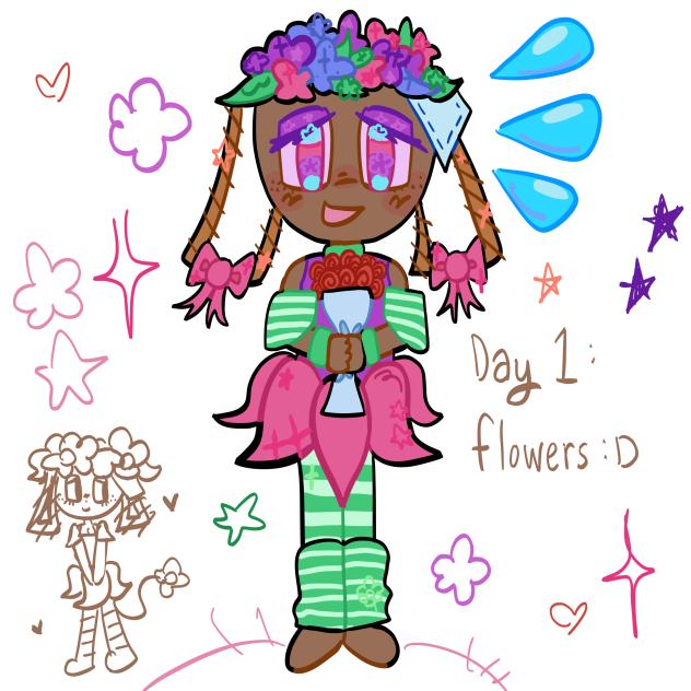 day 1, flowers!